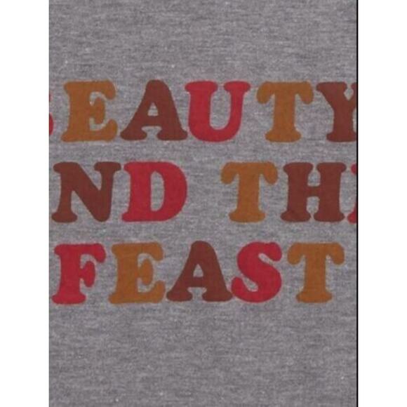 Sub-Urban Riot Girls Beauty And The Feast Long Sleeve T-Shirt Grey Small $34 - Picture 2 of 3
